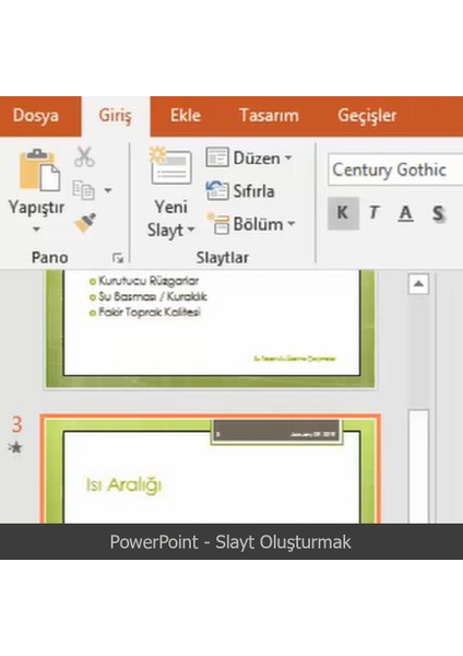 Word, Powerpoint, Outlook Video Ders Eğitim Seti