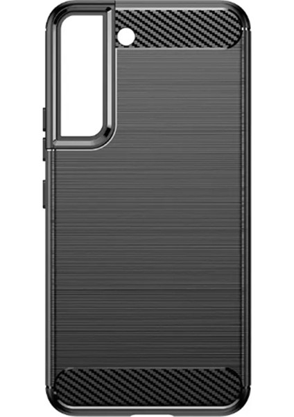 Samsung Galaxy S23 Plus Brushed Carbon Fiber Silikon Kılıf - Siyah AL3332