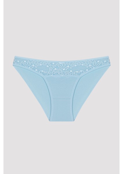 Kh Brazilian Cloud Lacy Detailed 3lü Slip