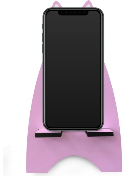 Pembe Tavşan Telefon & Tablet Tutacağı Ahşap Masaüstü Standı fiyatları