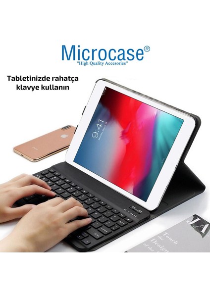 iPad Pro 11 2021 Bluetooth Klavyeli Standlı Kılıf - Bkk1