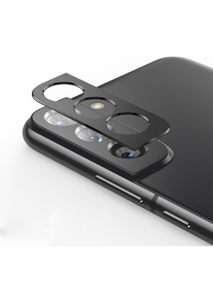Samsung Galaxy S23 Plus Kamera Lens Koruma Halkası - Kapalı Tasarım Siyah AL3401