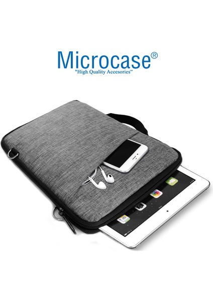 Tcl Nxtpaper 10S Tablet Için Omuz Askılı ve El Tutacaklı Universal Sleeve Taşıma Çantası -AL3068