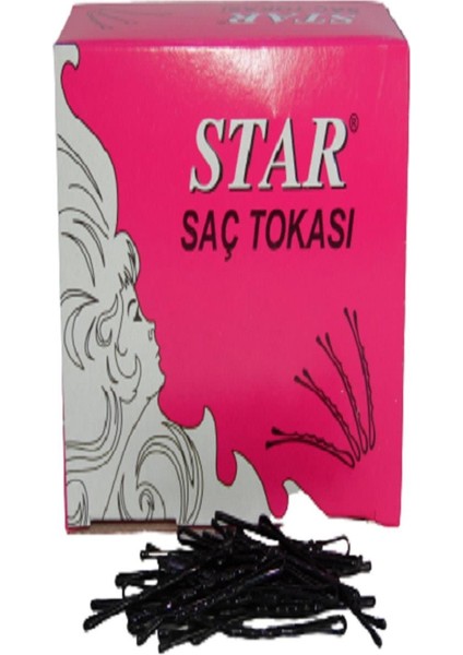 Siyah Tel Saç Tokası 500 gr