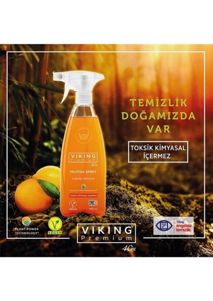 Mutfak Spreyi Turunç Bahçesi 750 ml x 4 Ade