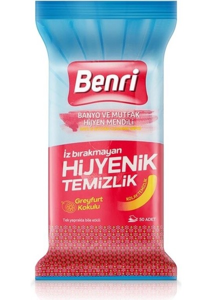 Banyo ve Mutfak Hijyen Mendili 50’li