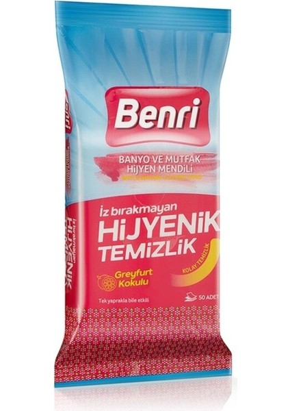 Banyo ve Mutfak Hijyen Mendili 50’li