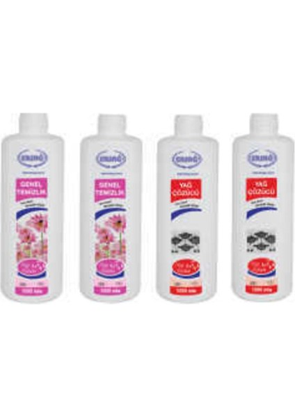 Genel Temizlik * 2 Adet + Yağ Çöz * 2 Adet * 1000 Ml. fırsatları