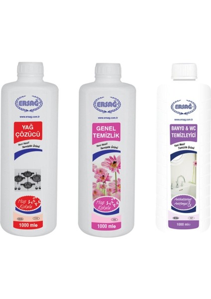 Genel Temizlik + Anti Yel Banyo&wc + Yağ Çözücü