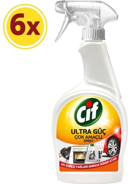 Ultra Güç Sprey 1000 ml x 6 Adet