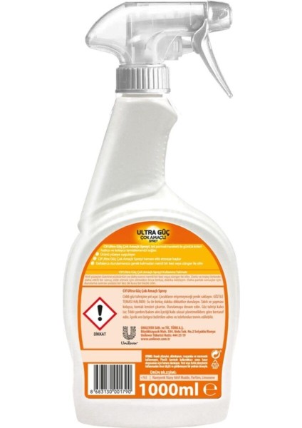 Ultra Güç Sprey 1000 ml x 6 Adet