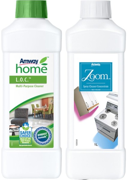 Home L.o.c. Çok Amaçlı Temizleyici 1 Litre + Zoom Konsantre Sprey Temizleyici 1 Litre