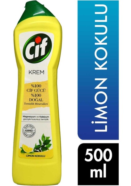 Marka: Krem Temizleyici 500 ml Limon Kokulu 8690637069864