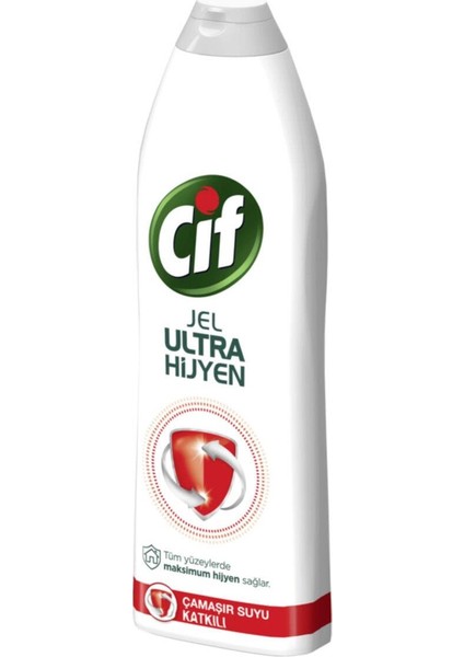 Ultra Hijyen Jel Temizleyici Çamaşır Suyu Katkılı 750 ml