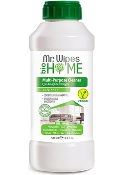 Mr. Wipes Konsantre Çok Amaçlı Temizleyici 500 ml