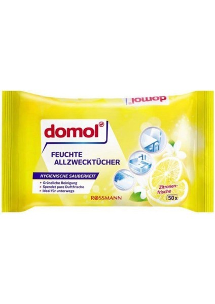 Limon Wc Temizleme Köpüğü 500 Ml+ Islak Temizlik Bezi Limon Kokulu 50 Adet modelleri