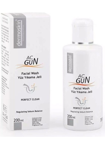 Acnegun Yüz Yıkama Jeli 200 ml