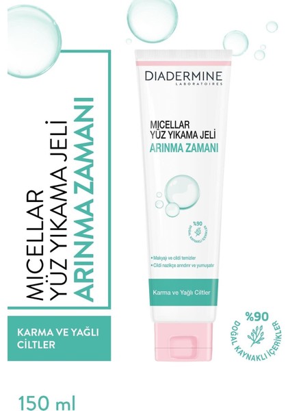 Micellar Yüz Yıkama Jeli Arınma Zamanı 150 ml x 2 Adet