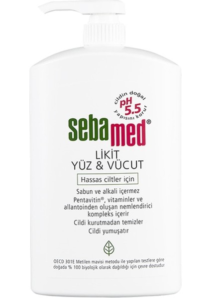 Likit Yüz & Vücut Temizleme Jeli 1000 ml T44