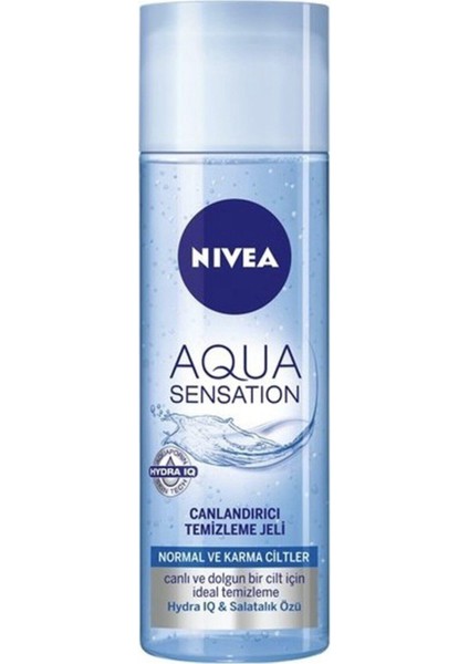 Aqua Sensation Canlandırıcı Temizleme Jeli 200 ml 2 Adet Aqua Sensation Canlandırıcı Krem 50 ml