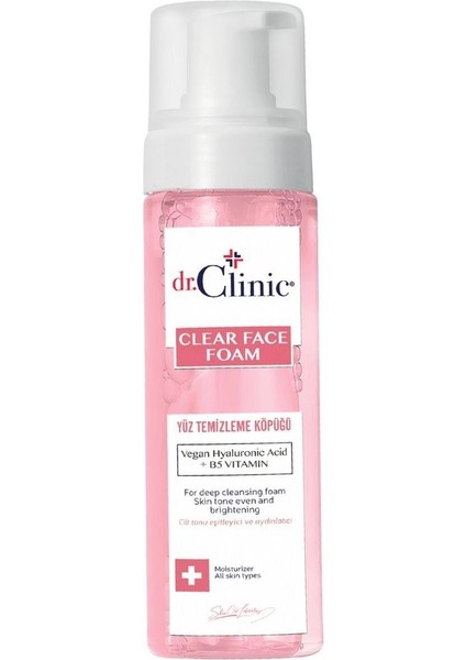 Dr.clinic Yüz Temizleme Köpüğü 160 ml