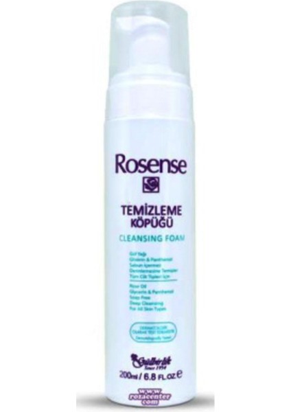 Gülbirlik Rosense Rosense Cilt Temizleme Köpüğü 200 Ml. + Rosense Saf Gül Suyu 250 Ml. 2'li Set