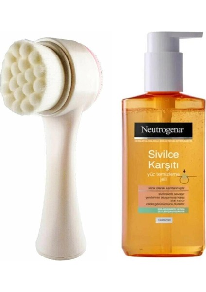 Fabyan Karşıtı Cilt Temizleme Jeli ve Cilt Temizleme Fırçası