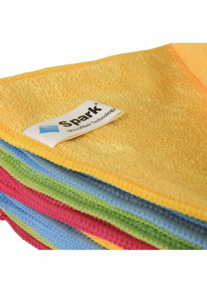 Mikrofiber 2308 Genel Temizlik Bezi Çok Renkli 4'lü Set 40 x 40 C
