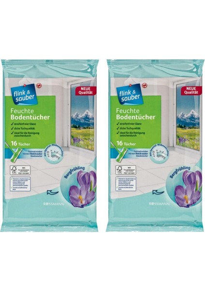 Islak Yer Bezi 16'li Dağ Esintisi 16'l