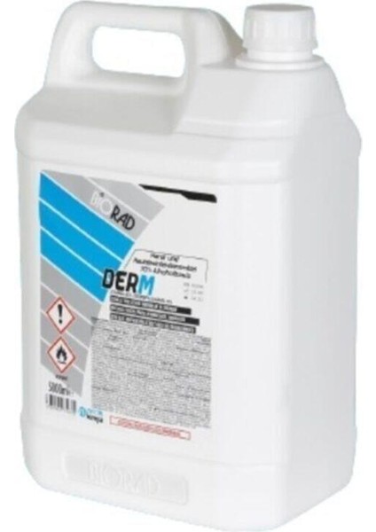 Biorad Derm 70 Alkol Bazlı Elit El Ve Cilt Antiseptiği 5000 Ml.