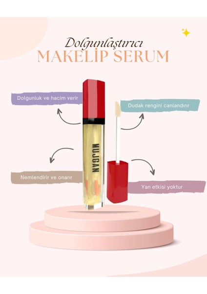 Makelip Dolgunlaştırma Etkili Dudak Parlatıcı Serum (Lip Plumper Gloss) fiyatları