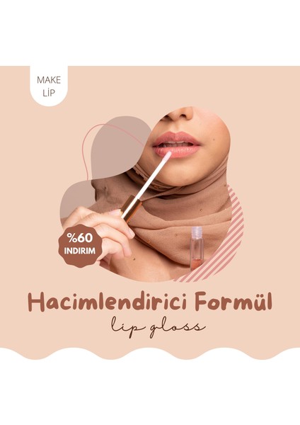 Makelip Dolgunlaştırma Etkili Dudak Parlatıcı Serum (Lip Plumper Gloss) modelleri