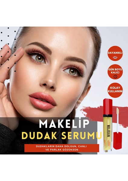 Makelip Dolgunlaştırma Etkili Dudak Parlatıcı Serum (Lip Plumper Gloss) indirimleri