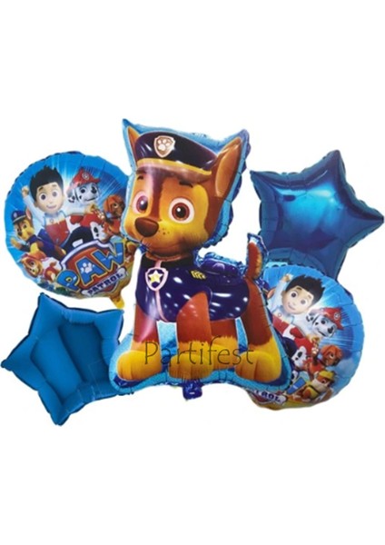 Paw Patrol Balon Seti Paw Petrol Balon Seti Paw Patrol Doğum Günü Set Paw Patrol Chase