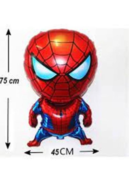 Spiderman Örümcek Adam Balon Set Balon Folyo Set Spiderman Konsept Doğum Günü Set Yaş Balon