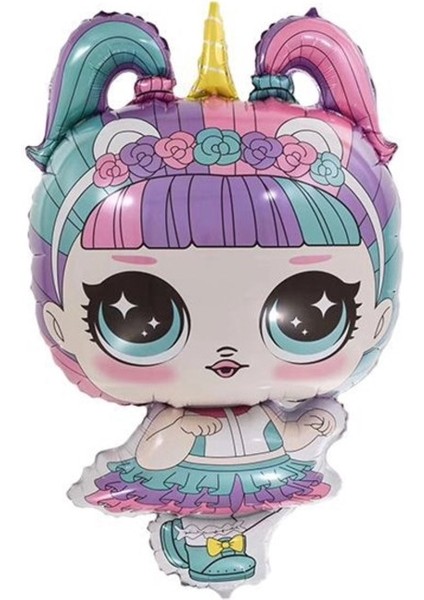 Unicorn Lol Surprise 9 Yaş Balon Seti Lol Bebek Balon Seti Lol Doğum Günü Parti Seti