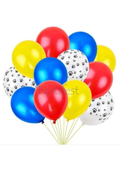 Paw Patrol Balon Seti Paw Petrol 1 Yaş Balon Seti Paw Patrol Doğum Günü Set Marshlall Chase