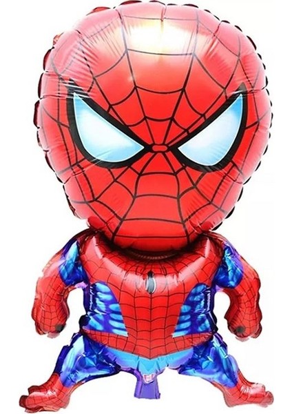 Spiderman Örümcek Adam Balon Set Balon Folyo Set Spiderman Konsept Doğum Günü Set 7 Yaş Balon