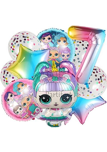 Lol Surprise 7 Yaş Balon Seti Lol Bebek Balon Seti Lol Doğum Günü Parti Seti