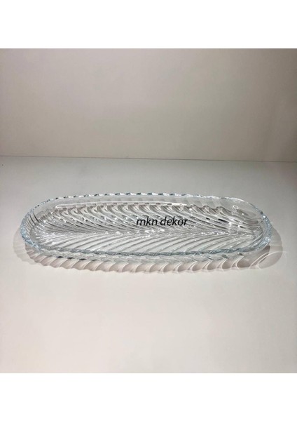 Kaveh Glass Kaveh Santa Kayık Sunum Tabağı 33cm modelleri
