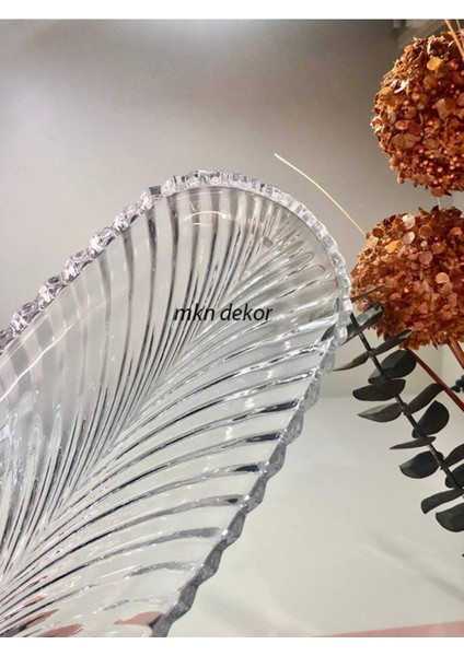 Kaveh Glass Kaveh Santa Kayık Sunum Tabağı 33cm indirimleri