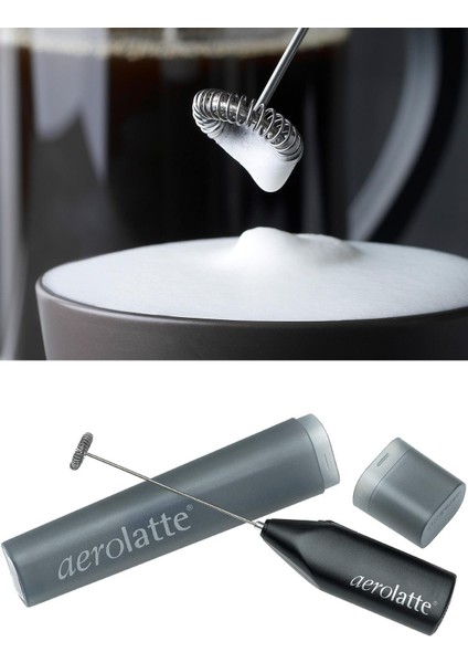 Orijinal Buharsız Kahve / Süt Köpürtücü, Saklama Tüplü, Siyah