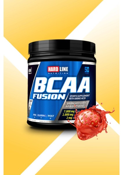 Eks Ticaret Hardline Nutrition Hardline Bcaa Fusion Çilek Aromalı 500 Gr