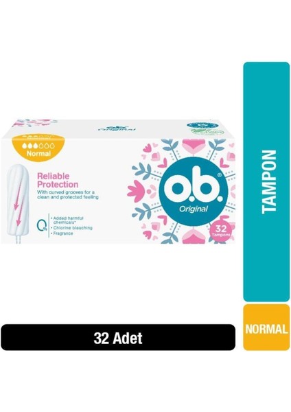 Original Normal Tampon 32'li Paket