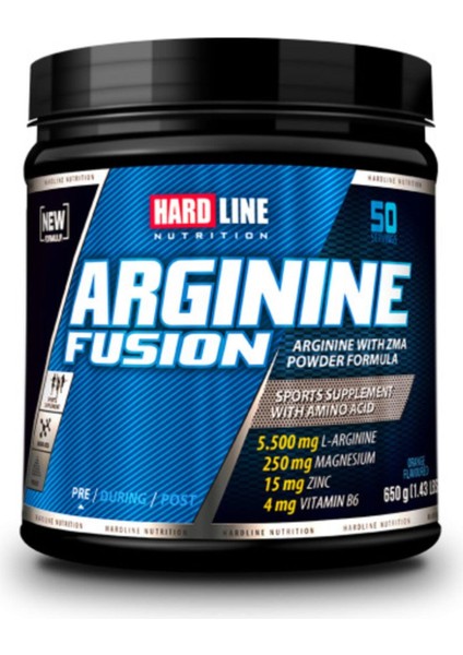 Eks Ticaret Hardline Nutrition Hardline Arginine Portakal 650 Gr