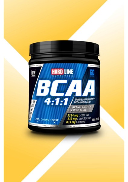 Eks Ticaret Hardline Nutrition Hardline Bcaa 4.1.1 300 Gr