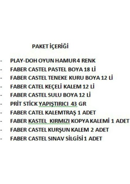 Faber Castell Faber Castel Okul Seti fiyatları