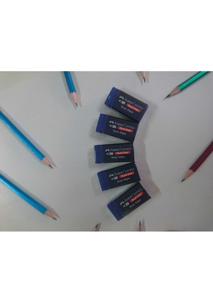 Faber Castell Silgi- Faber-Castell Sınav Silgisi 5 Adet-Orta Boy