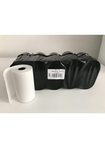 Noname Termal Yazarkasa Pos Rulosu 80 mm x 30 mt Adisyon, Bilgi Fişi ( 10ADET Idır)