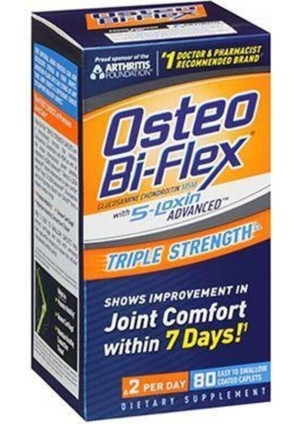 Osteeo Bi-Flex Advanced 5 Loxin 80 Tablet 769225348802